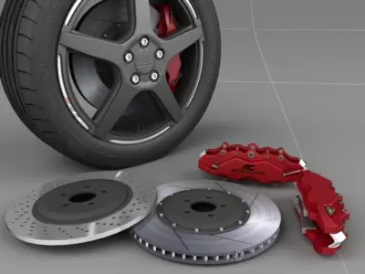 BBS wheel 3D model