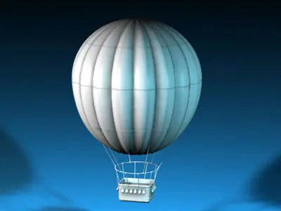 Fantasy montgolfiere 3D model