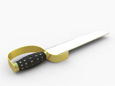 Butterfly Sword 3D model