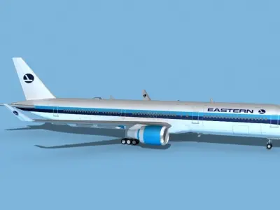 Boeing 767-400 Eastern Airlines 1 3D model