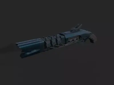 Sci-Fi Weapons Collection Low-poly 3D model