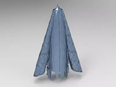 Pyramid Modern shard tower point 3D model