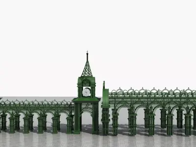 Old Style Corridor 3D model