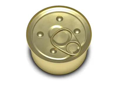 Small Food Can 3D model