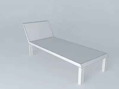 Chaise-longue lounge chair Free 3D model
