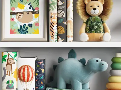 Kids Room Decor 53 3D model