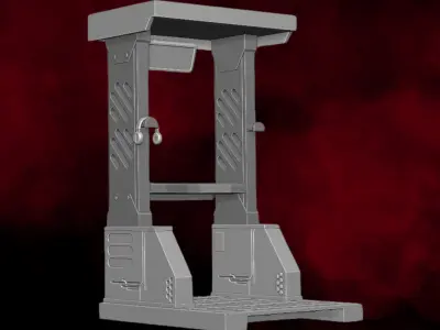 Shooting Range 2025 Playset 3D printable For Action Figures 3D print model