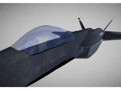 jet fighter 3D model