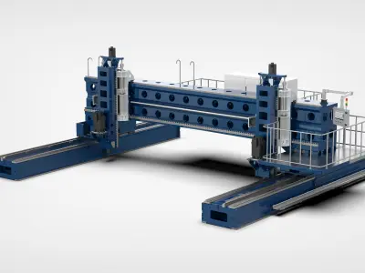 6060 Gantry Milling Machine 3D model