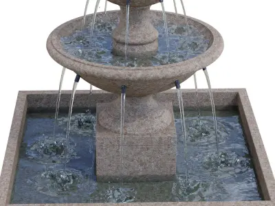Campania - La Mirande Fountain 3D model