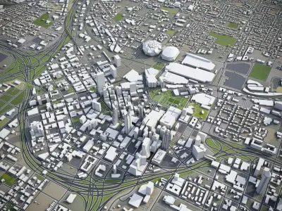 Atlanta Metropolitan Area 3D model