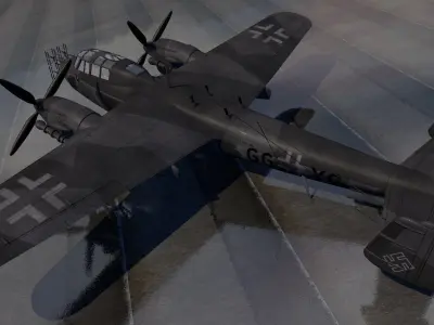 Dornier Do-217N-2 Nachtjager 3D model