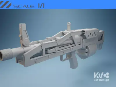 KV-Death Stranding-Shotgun Lv 1 3D print model