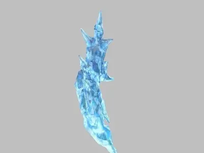 ice wing Low-poly 3D model