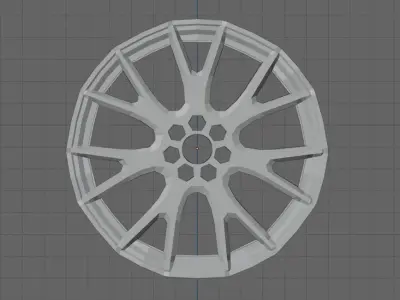 Blender Wheel Introduction 3D model