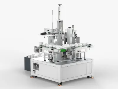 Bulb Automatic Pressing Machine 3D model