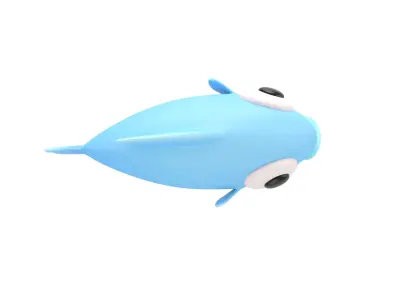 Fish Character 3D model