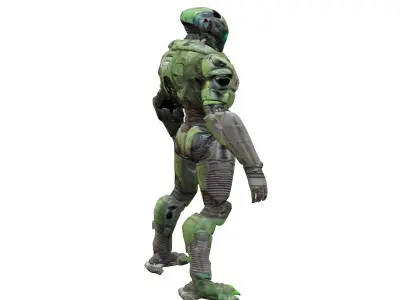 scifi morph cube cyborg from dead space extremely detailed hi... 3D model