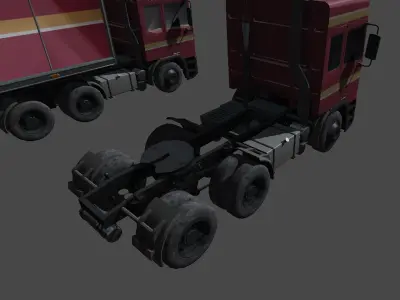 Simple Truck 3D model