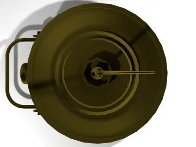Landmine Anti-Vehicle Blast Mine 3D model