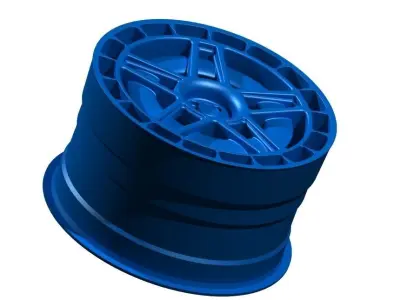 Fifteen52 Turbomac Rim V4 Low-poly 3D model