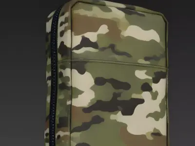 Tactical Military IFAK Pouch 3D Model Low-poly 3D model