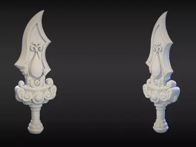 Stylized Sword 06 3D model