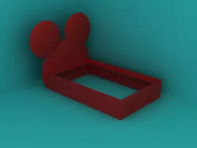 Bed for toy Free 3D print model
