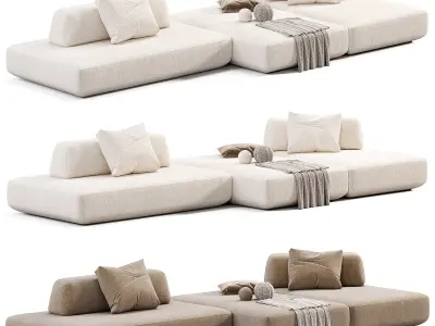 Boca Tommy Sofa Free low-poly 3D model