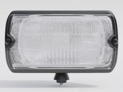 Classic Cibie 35 Airport Fog Light 3D model