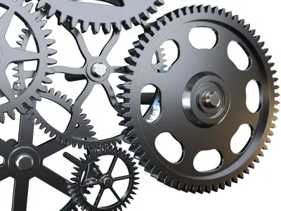Gear mechanism v4 3D model