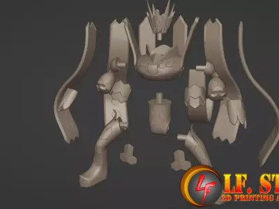 Pokemon Zygarde Complete 3D model