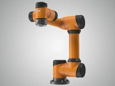 Orange Collaborative Robot 3D model