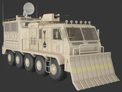 Military Truck Concept 2 3D model