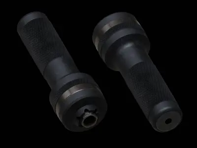 Suppressor Pack PBR Low Poly Low-poly 3D model