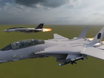 F14 TOMCAT 3D model
