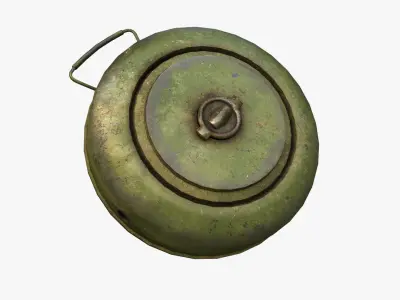 Land Mine M12 Low-poly 3D model