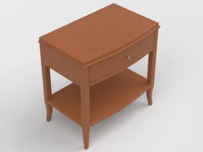 Colette Driftwood Nightstand 3D model