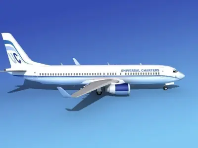 Boeing 737-800ER Universal Charters 3D model