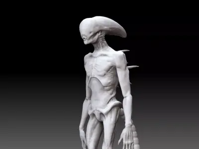 Neomorph High Detail Sci-Fi Horror 3D Print Model 3D print model