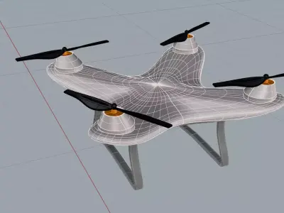 Basic Drone Free 3D print model