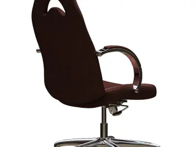 Office chair Low-poly 3D model