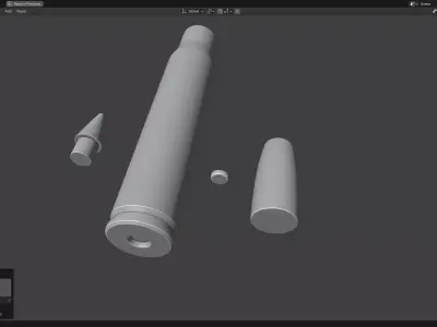 50 BMG Ammo 3D print model
