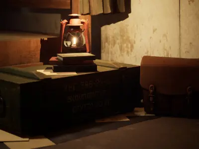 Bunker Command 42 Assets Low-poly 3D model