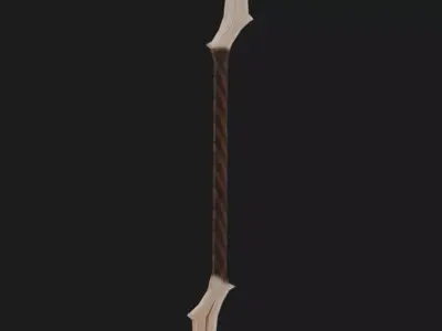 Ancient Bone Tauriel Low-poly 3D model