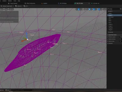 Short C-23 Sherpa Low-poly 3D model