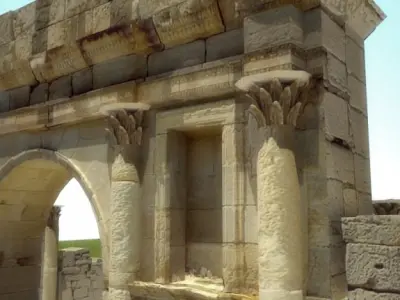 Ruins 2 medieval castle in minecraft 3D model