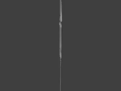 Fi nal sword made in blender 3D model