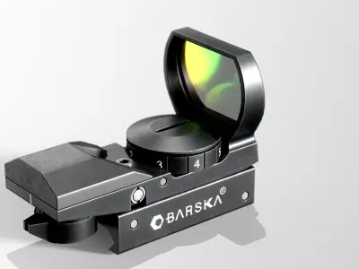 Barska Red Dot Sight Low-poly 3D model