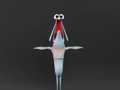 SpongeBob Fish - Incidental 30 Free low-poly 3D model